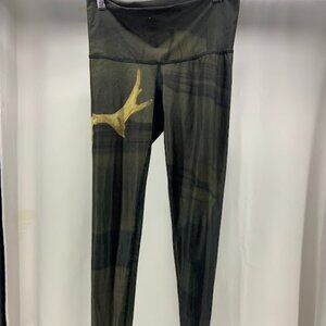 Teeki "Deer Medicine Skull " Yoga/Workout Leggings Size Small